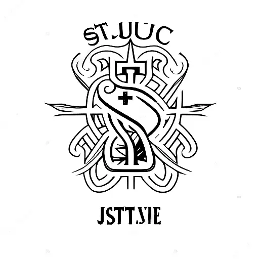 St Jude Hospital Logo Fine Line