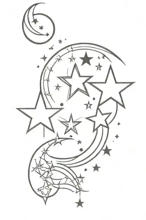 Stars And Moon