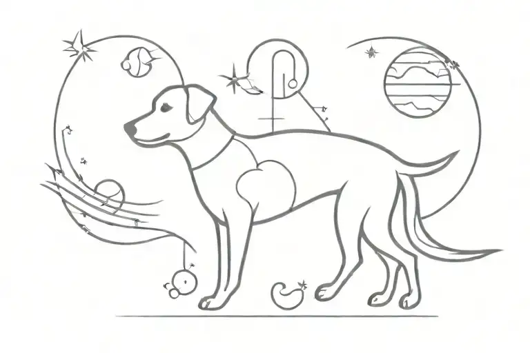 Dog And Space