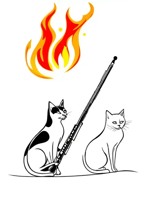 Bassoon Two Cats Fire Rising