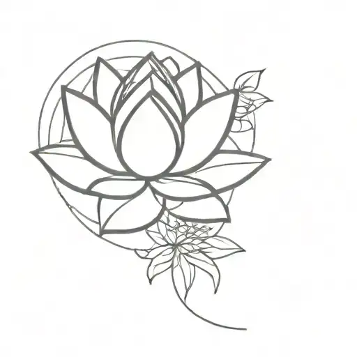 Lotus Flower And Tose