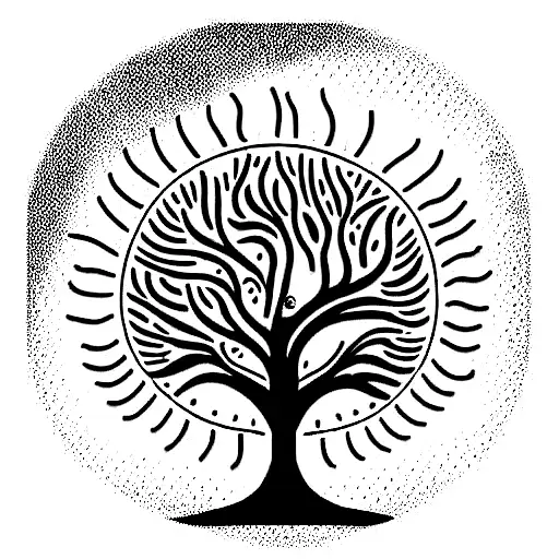 Sun Tree Of Life
