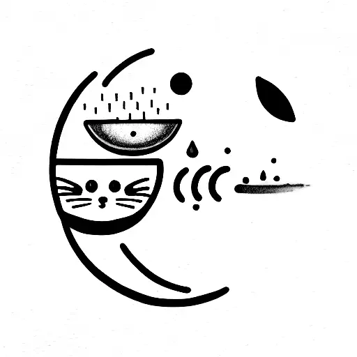 Cat Matcha Moon Watermelon