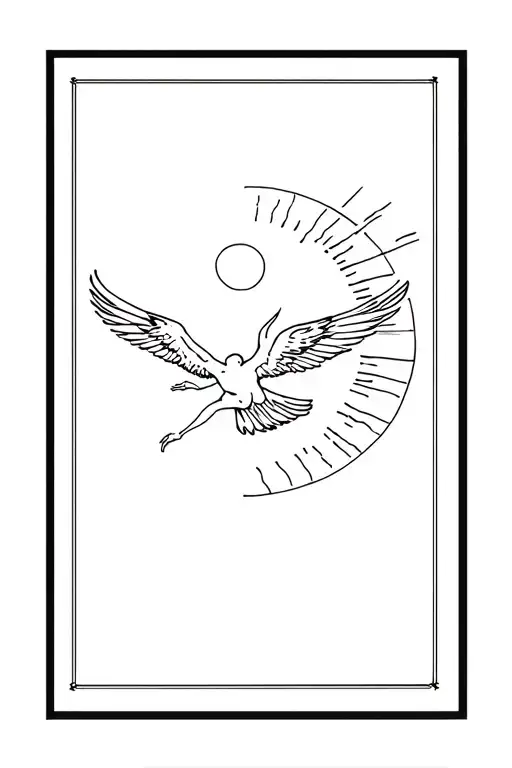 Icarus Flying Towards The Sun