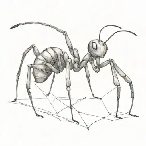 Black Working Ant 3D