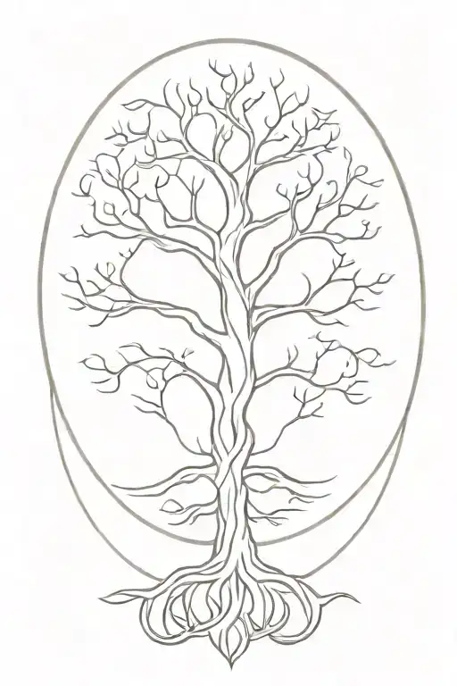 Yggdrasil Simple With Lines