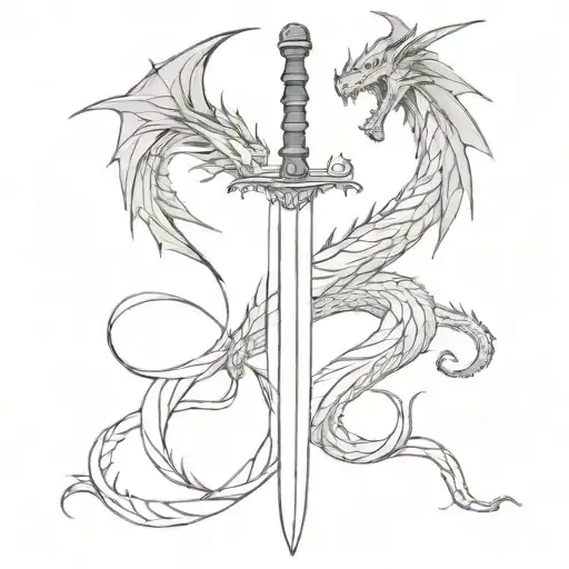 Dragon Wrapping Sword