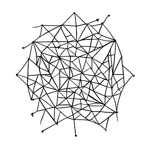 Two Triangles Which Are Overlaping And A Dotted Line Through Them