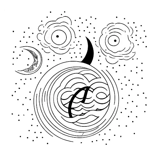 Moon With Text That Says The Night Belongs To You