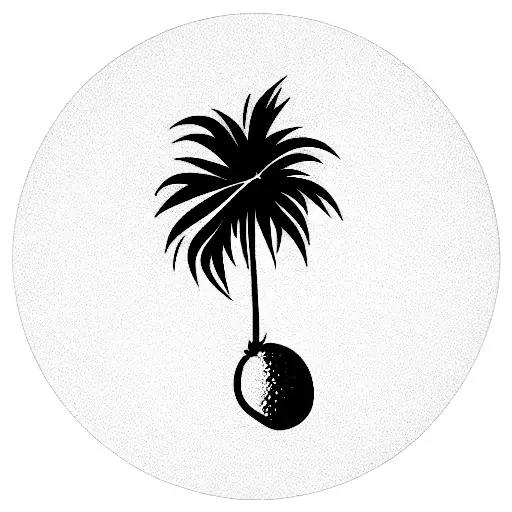 Palm Tree And Lemon