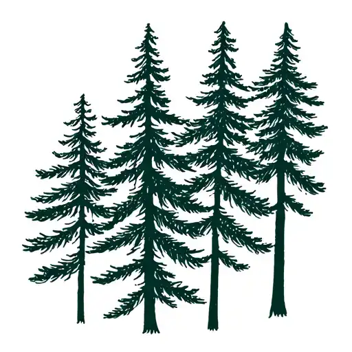 Douglas Fir Tree With Oregon