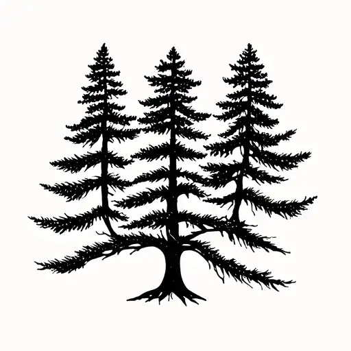 Douglas Fir Tree With Oregon