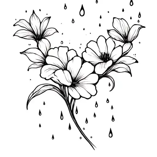 Even The Most Beautiful Flowers Need Rain