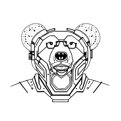 Cyber Y2k Bear Paw