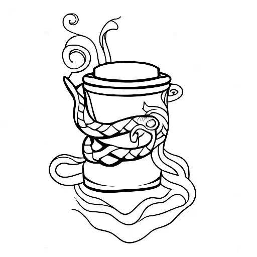 Cup With Snake