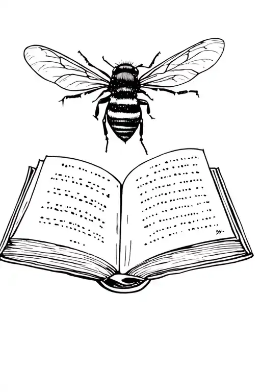 The Bee Reads The Book
