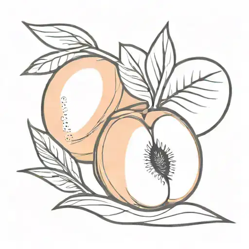 Peach Fruit With Dagger