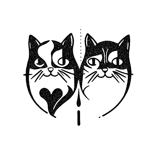 Three Headed Hesoteric Cat