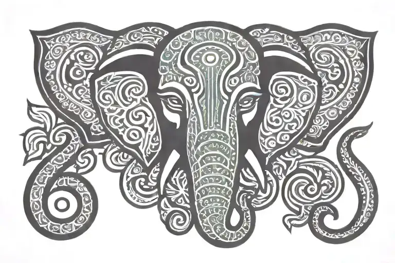 Elephant Head Ganesha