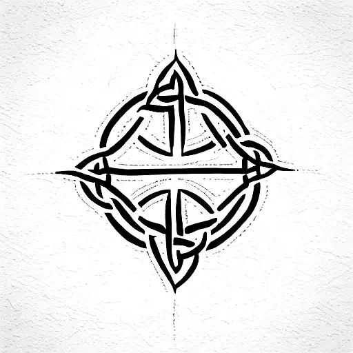 Celtic Symbol Of Everlasting Love Two Triskeles Back To Back