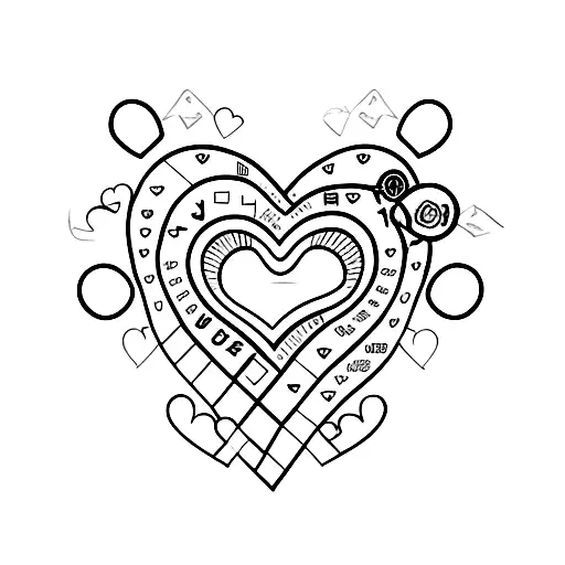 A Heart-shaped Poem With A Social Worker Symbol Inside