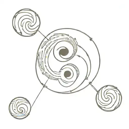 Sisyphys And Ying And Yang Symbol