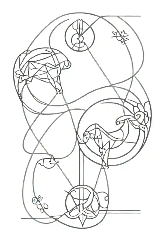 Libra Cancer And Aries Zodiac Signs Intertwined