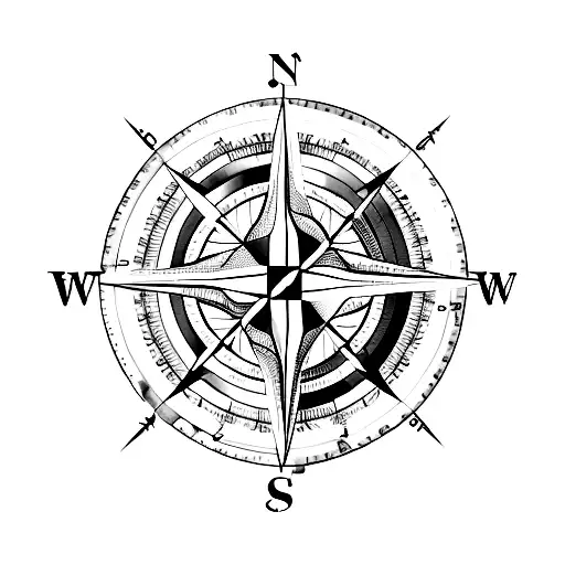 A Programming Code Intertwined With A Compass