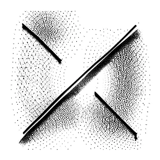 Puzzle Piece With A Intersecting Line