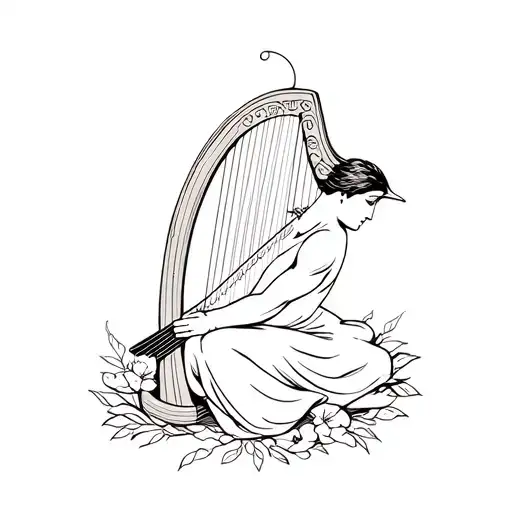 Robin Sat On A Harp Surrounded