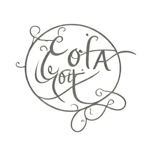 Cotta Word With Flame