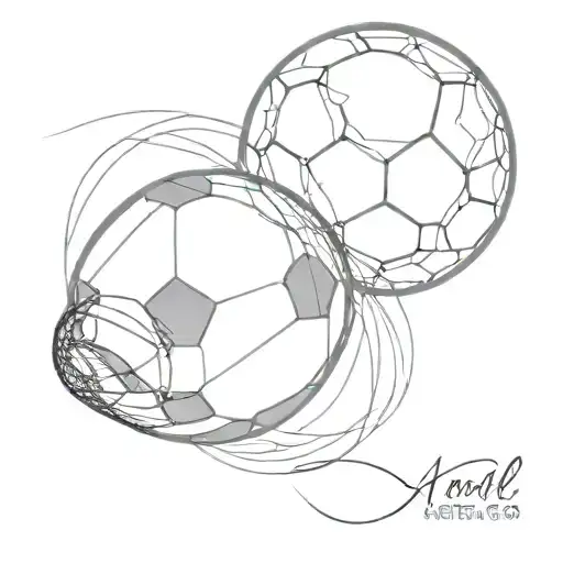 Football Tattoo Featuring