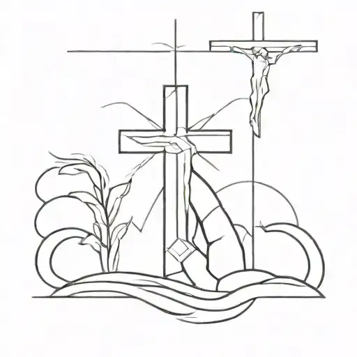 Jesus And Christian Cross