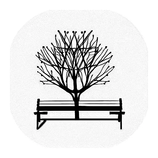 Bench And Tree