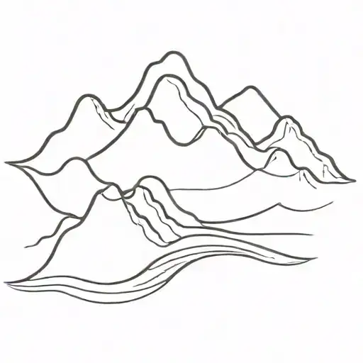 Waves Into Mountain
