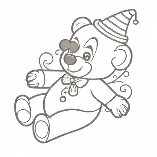Clown Teddy Bear