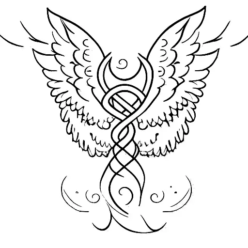 Small Classy Angel Wings