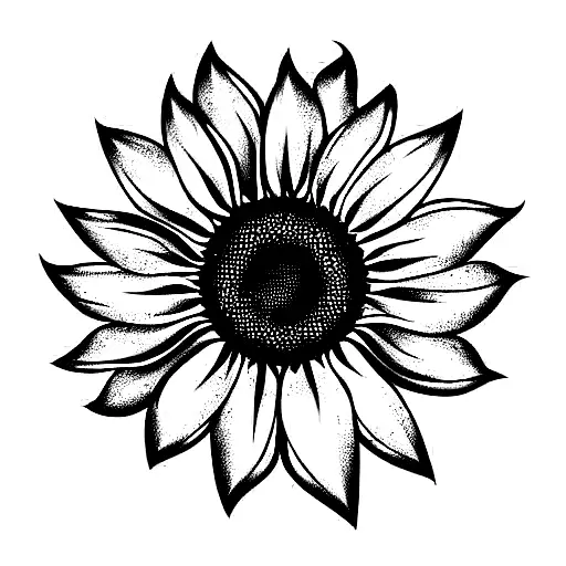 Sunflower With Shamrock