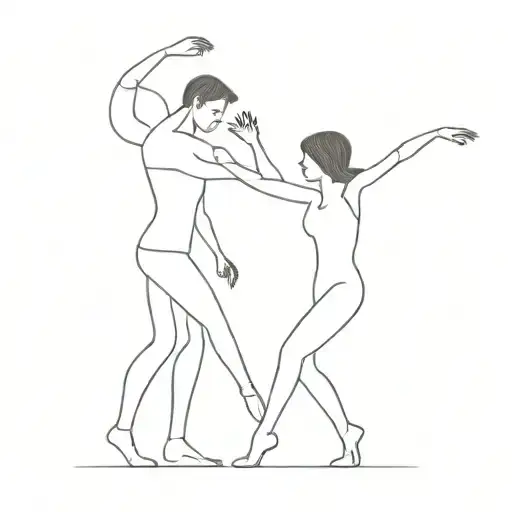 Teenager And A Dead Father Daughter Dancing