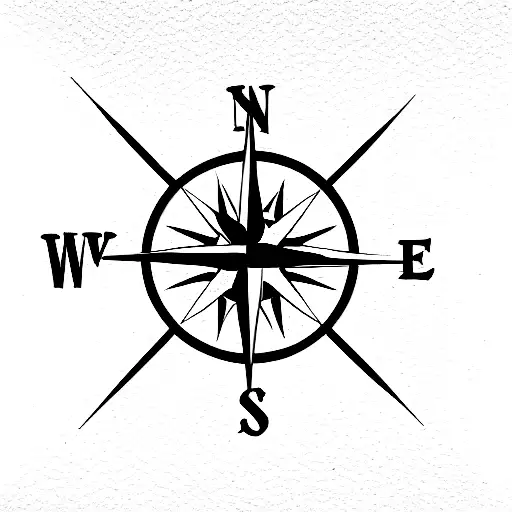 Compass With Christian Cross