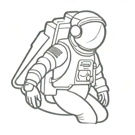 Outline Of Astronaut