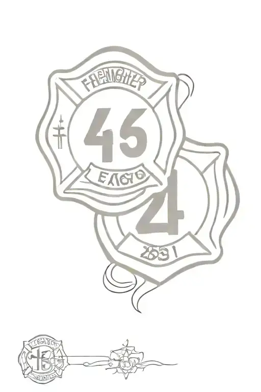Firefighter Shield Number 156 And Emt Number 526324