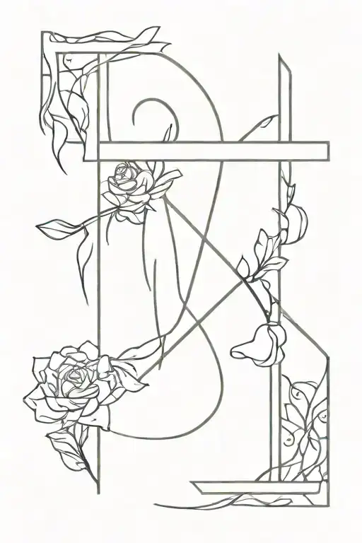 The Word Tia Making A Cross