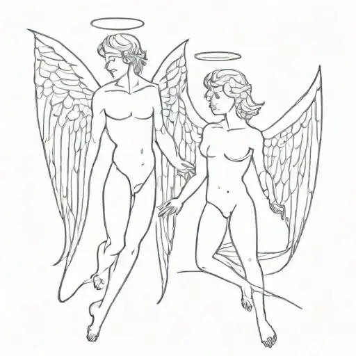 Angel And Demon Brother