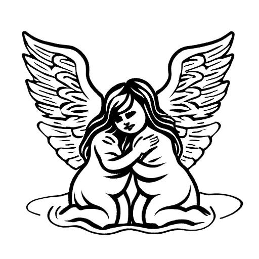 Two Baby Angels Like The One In Churches