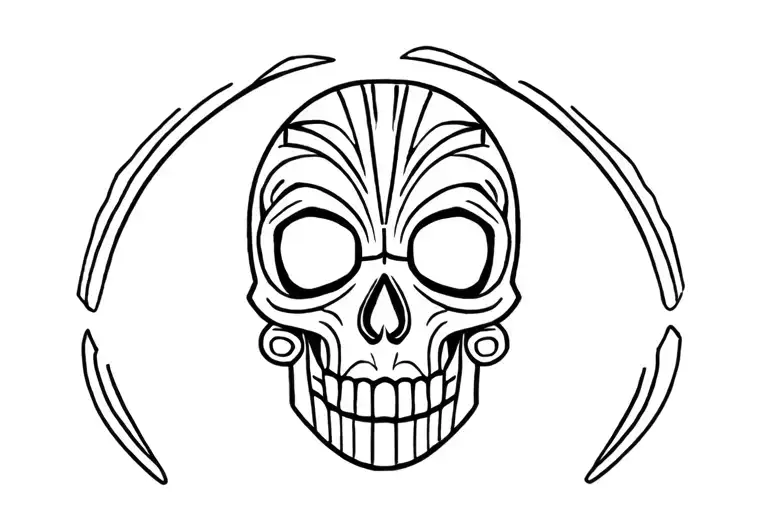 Tiki Mask Skull