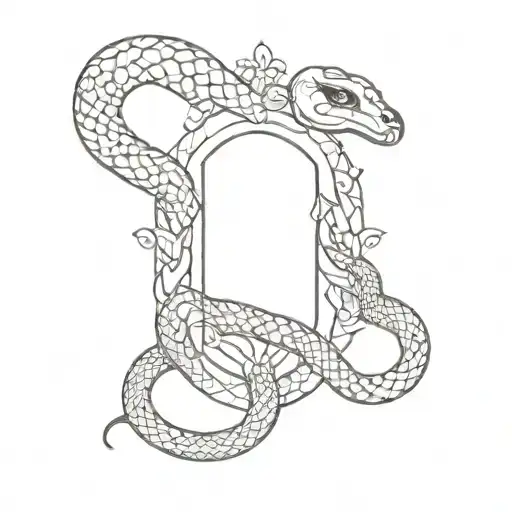 Snake And Mirror