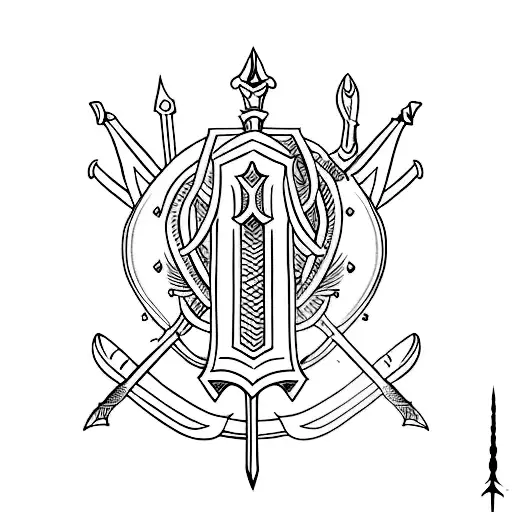 Sword Small For Chest