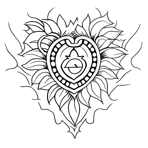 Heart Chakra 12 Leaves