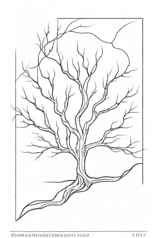 Tree On Fire From Within